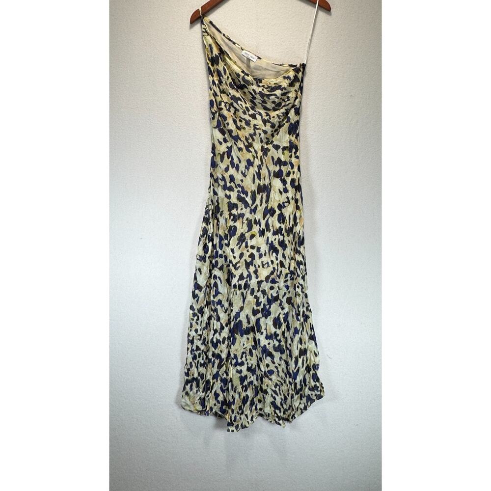 shona joy Kinetic Asymmetric Panel Abstract Eutopian Dress, Size 8, Rt. $420 - Picture 4 of 11
